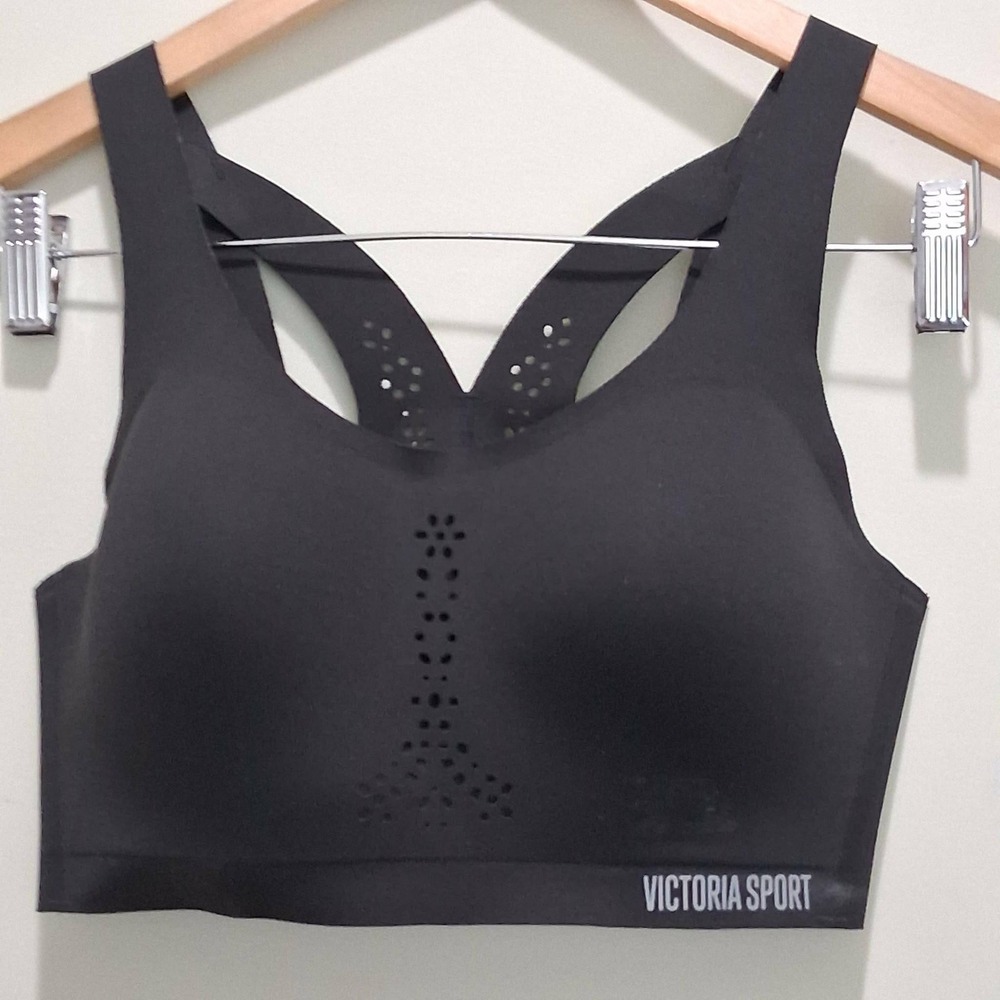 Victoria Sport Angel Max Black Laser Cut Maximum Support Sports Bra 32D